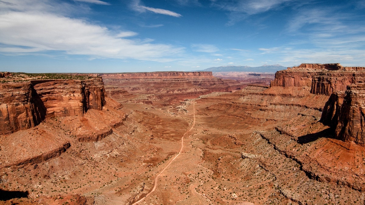 The Shafer Canyon Overlook in Utah