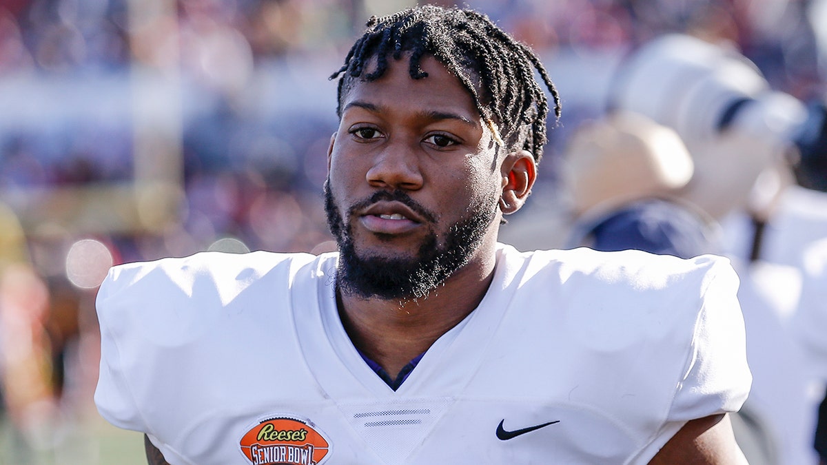 Darius Anderson at the Senior Bowl