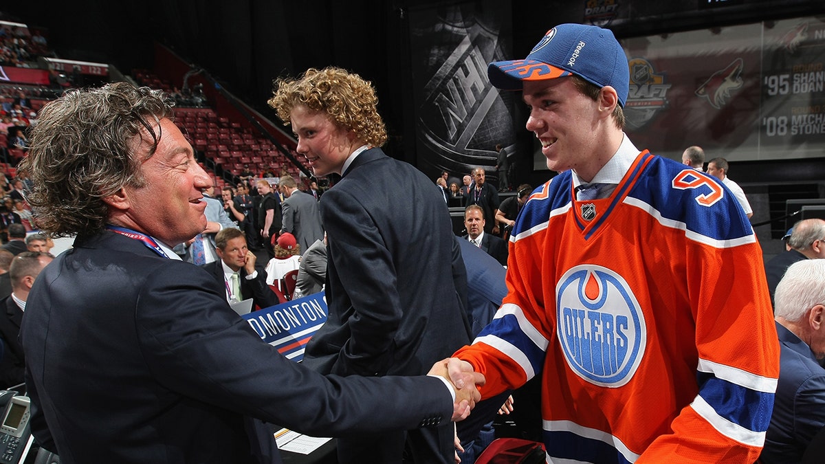 Daryl Katz and Connor McDavid