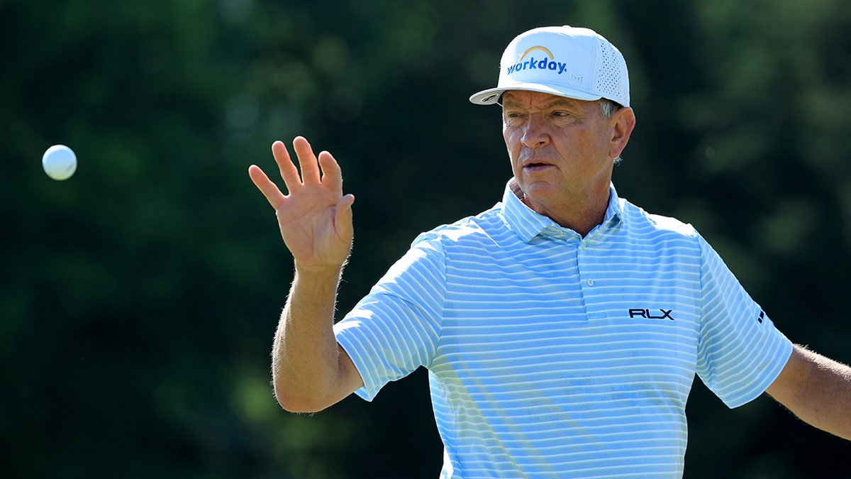 Davis Love III at the Senior Players Championship