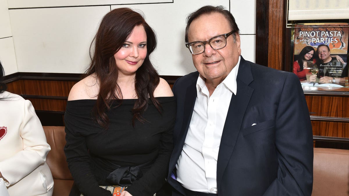 Paul Sorvino poses for a photo with his wife