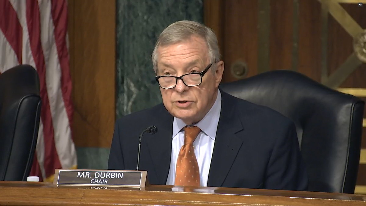 Dick Durbin speaks in abortion hearing