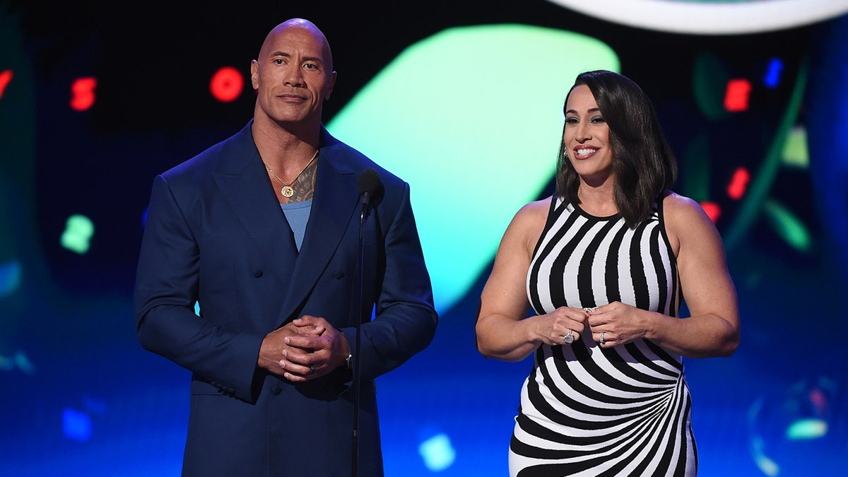 Dwayne Johnson and Dany Garcia