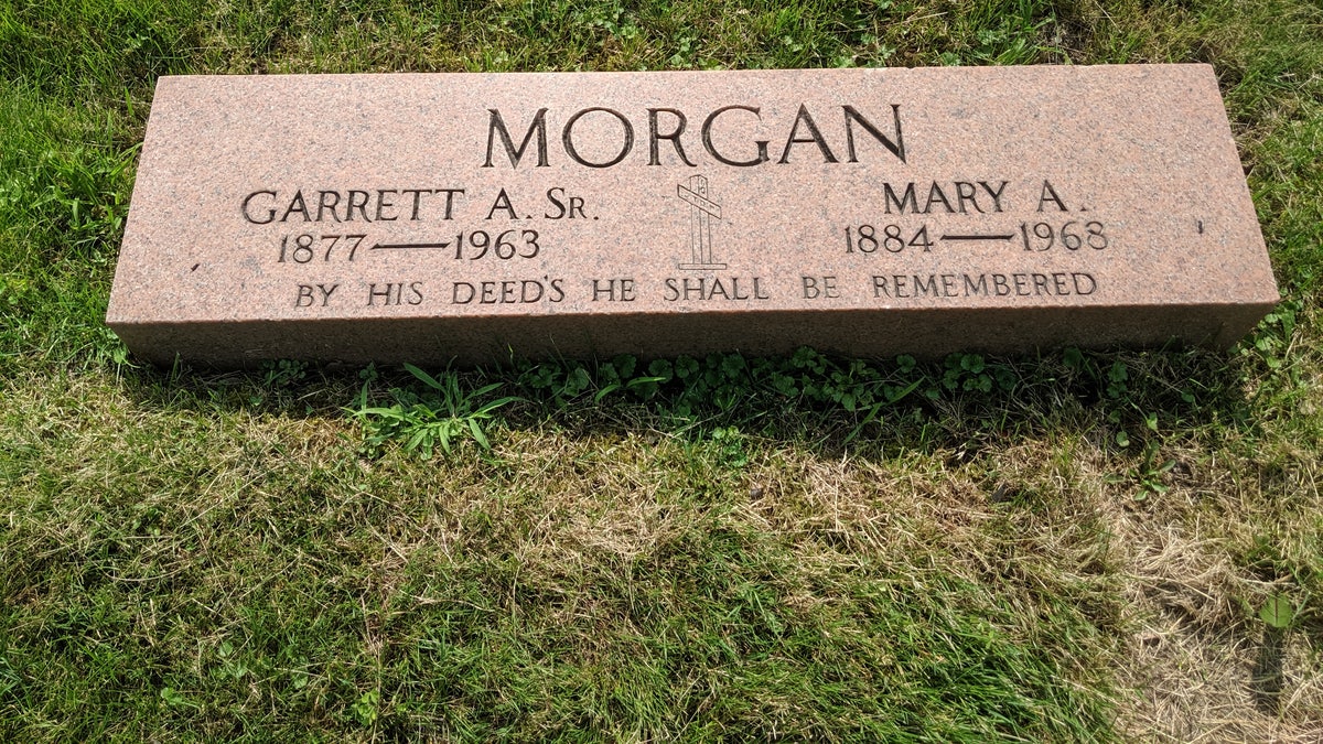 Final resting place of Garrett and Mary Morgan