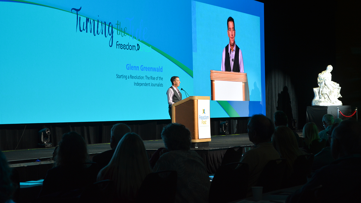 Glenn Greenwald speaks at FreedomFest