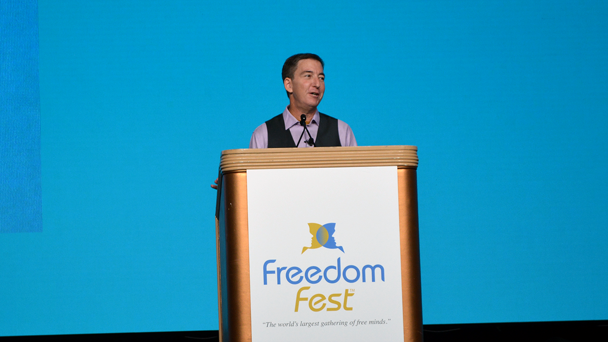 Glenn Greenwald speaks at FreedomFest