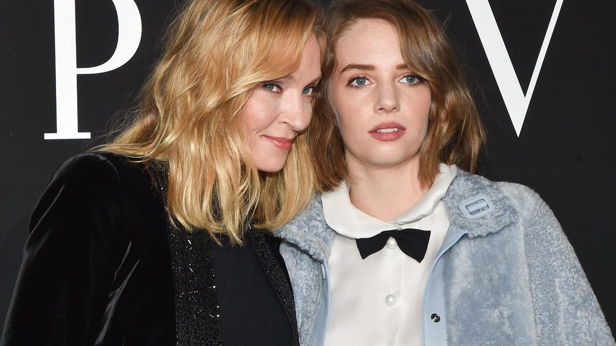 Uma Thurman and her daughter Maya Hawke