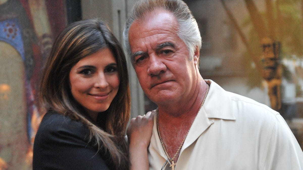 Jamie-Lynn Sigler and Tony Sirico