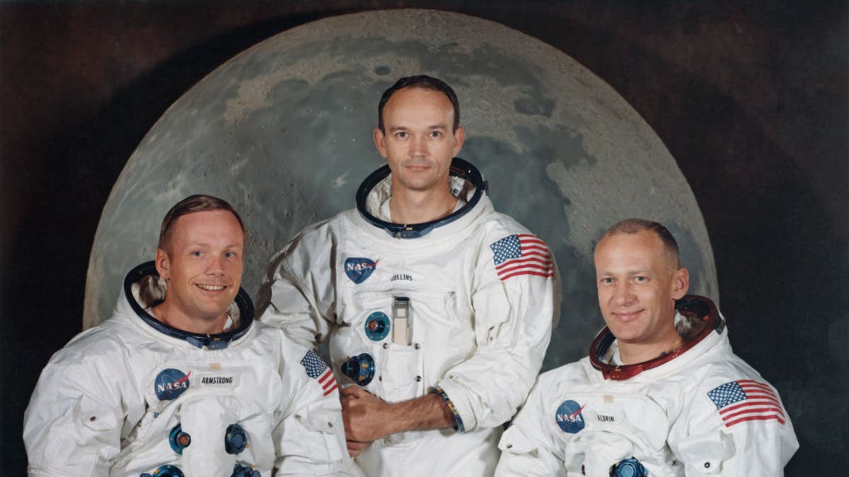 Buzz Aldrin, Michael Collins, and Neil Armstrong