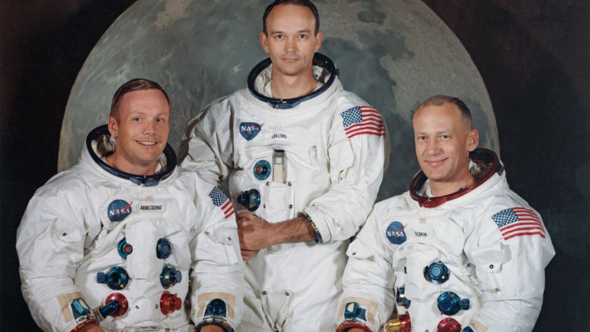 Buzz Aldrin, Michael Collins, and Neil Armstrong