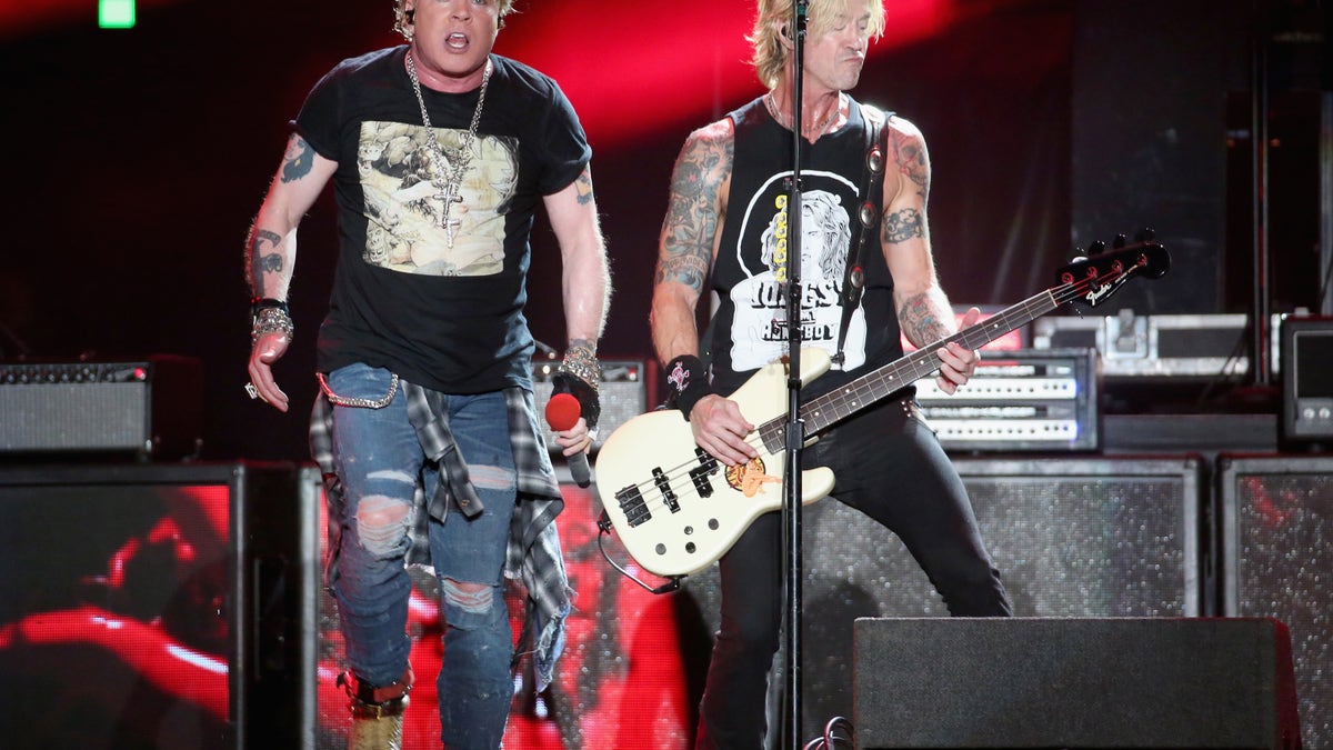 Axl Rose and Duff McKagan