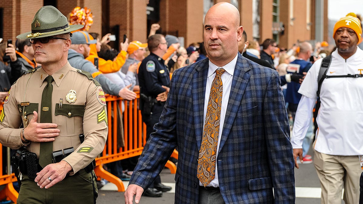 Jeremy Pruitt before Tennessee's game against Vanderbilt