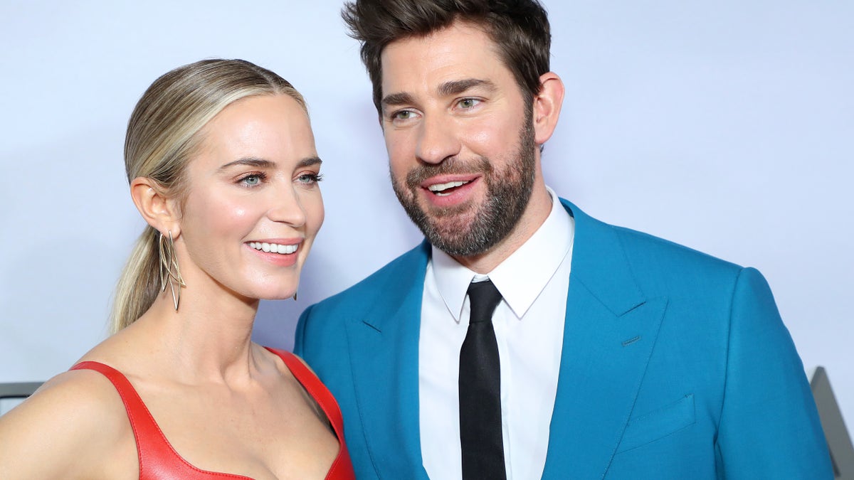 John Krasinski and Emily Blunt