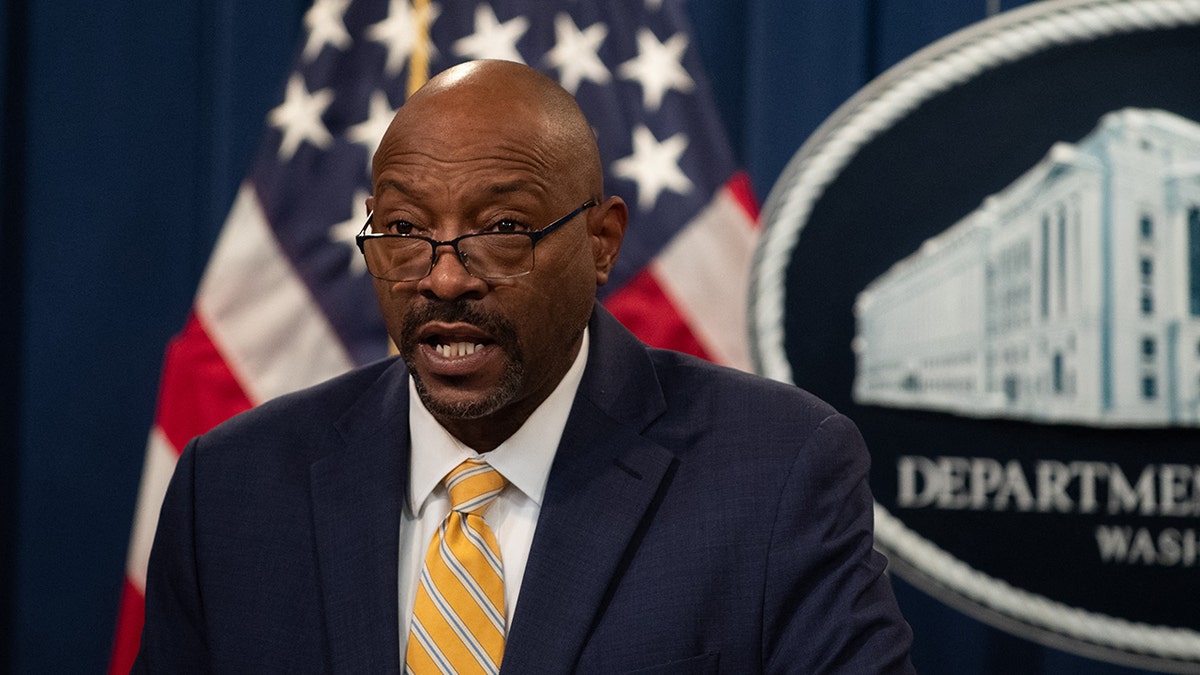 acting ICE director Tae Johnson at press conference