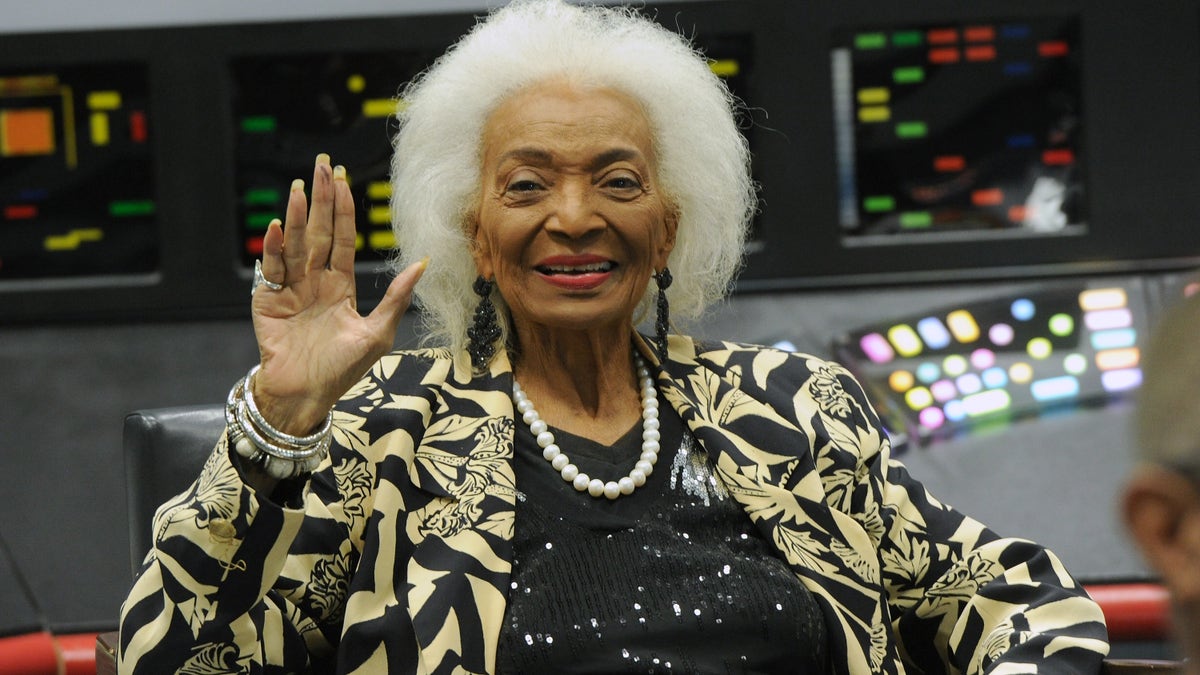 Nichelle Nichols at ComicCon in 2021