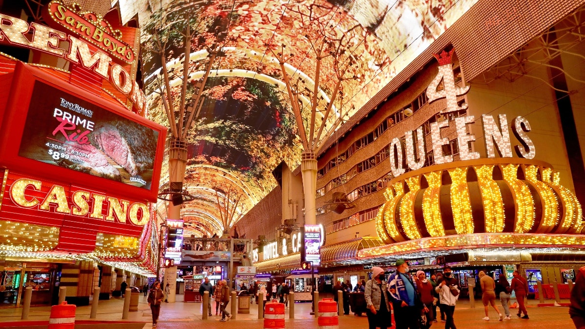 Fremont Street in Las Vegas