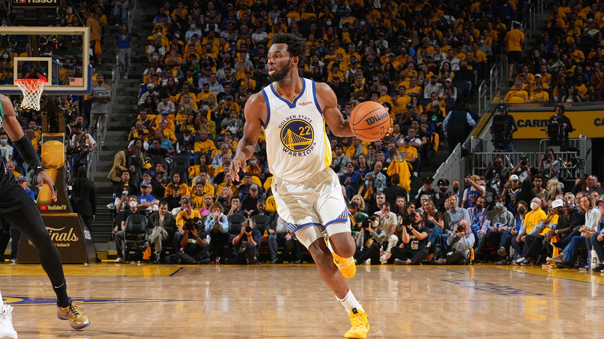 Golden State Warriors NBA Andrew Wiggins Game Five of the 2022 NBA Finals