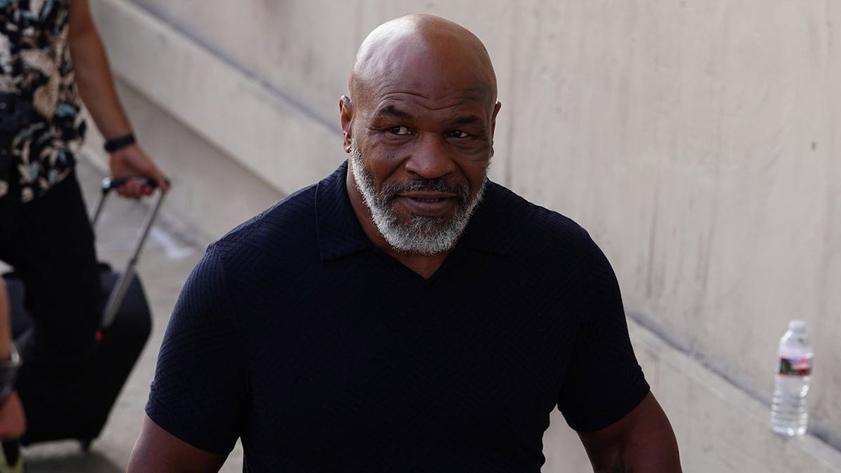 Mike Tyson pictured in Los Angeles