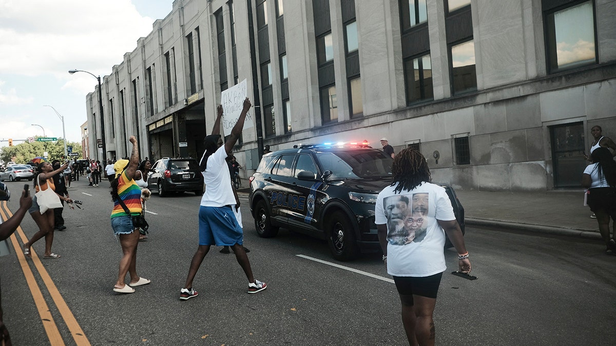 Akron Ohio police protest