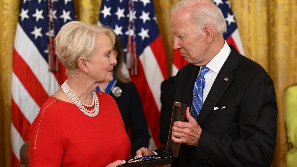 Joe Biden and Cindy McCain
