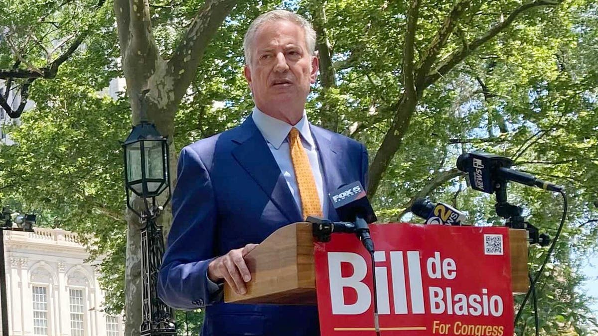 Former New York City mayor Bill de Blasi