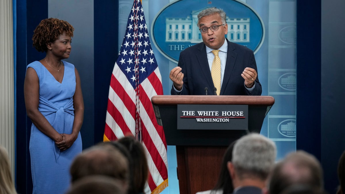 Dr. Ashish Jha at WH press briefing