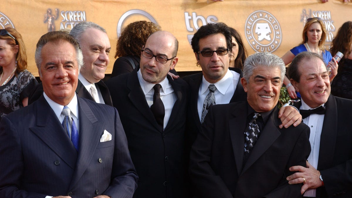 Tony Sirico, Vincent Curatola, Ray Abruzzo, Frank Vincent and Dan Grimaldi