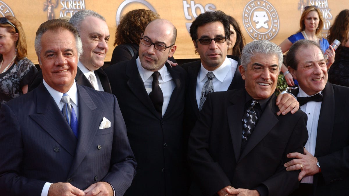 Tony Sirico, Vincent Curatola, Ray Abruzzo, Frank Vincent and Dan Grimaldi