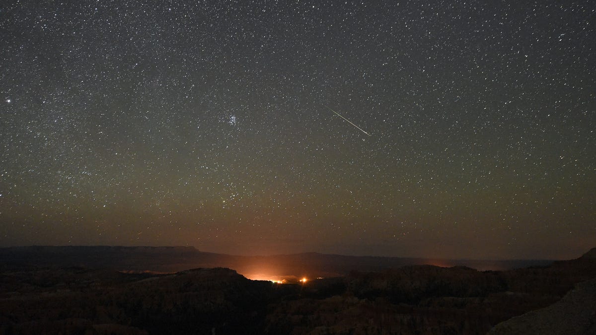 Perseid meteor shower Utah