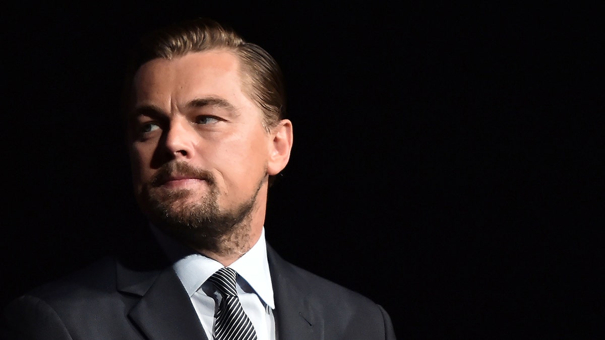 Leo DiCaprio at Paris premiere of climate documentary