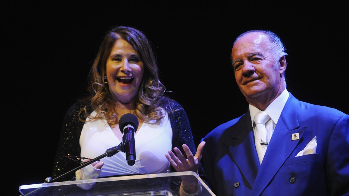 Tony Sirico and Lorraine Bracco