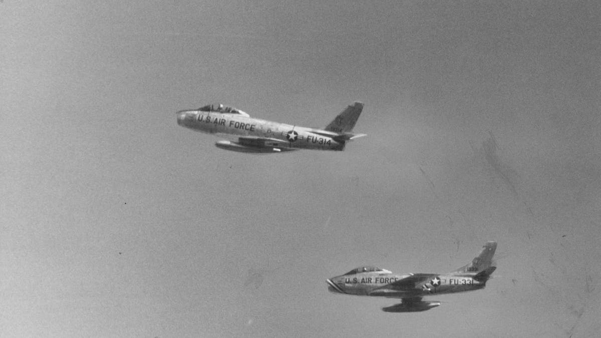 F-84 fighter jets