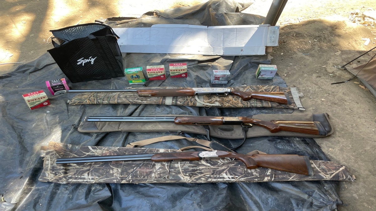 Stolen guns homeless encampment