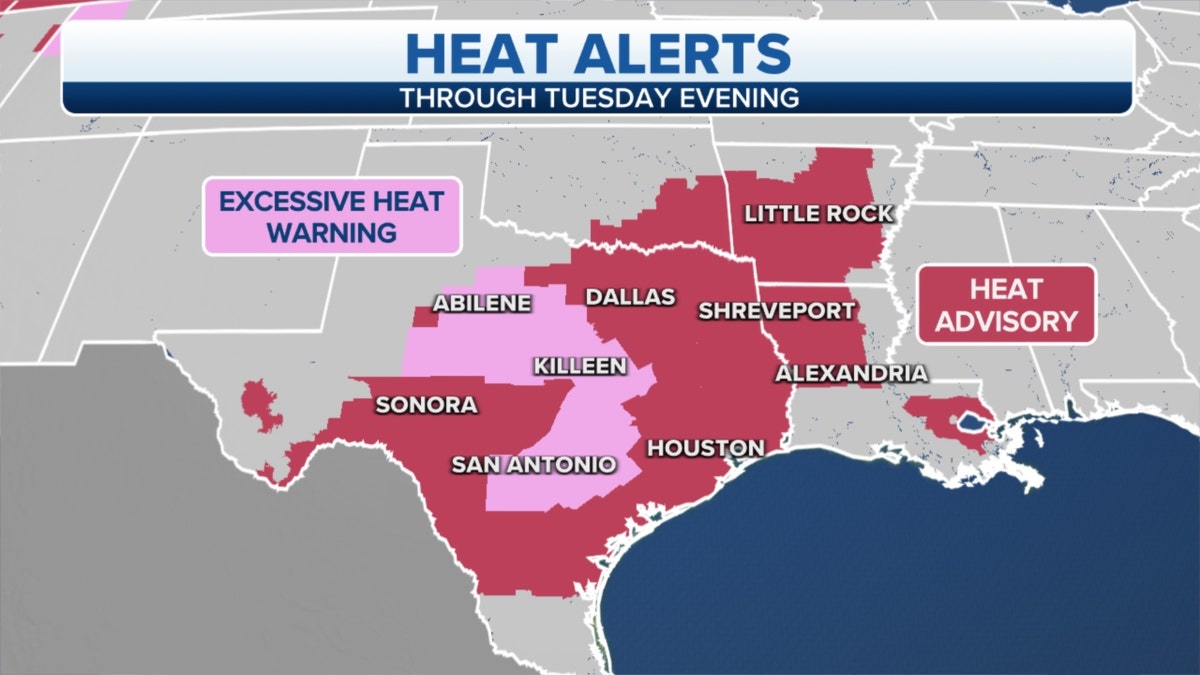 Heat alerts for the South