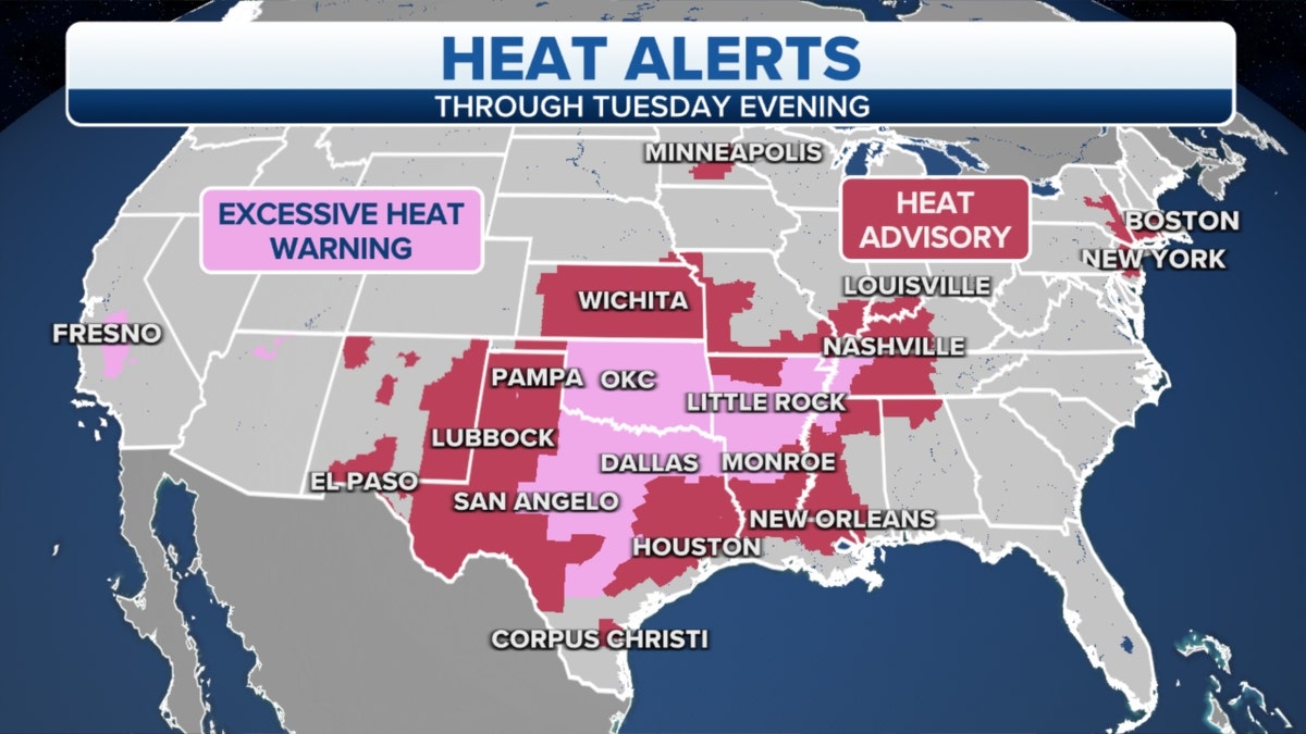 U.S. heat alerts