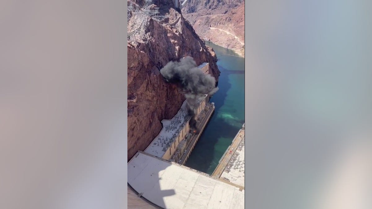 Hoover Dam explosion seen in social media video