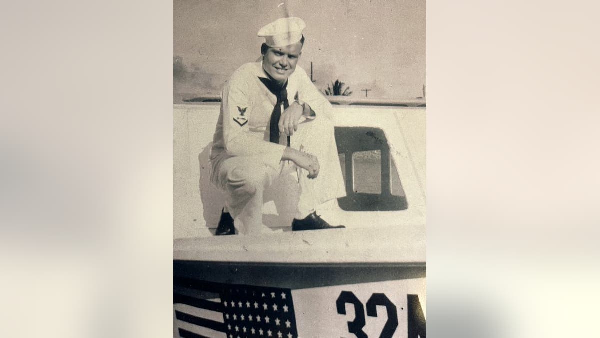 Hubert Malicote in Navy uniform