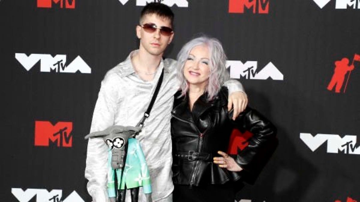 Cyndi Lauper and her son Declyn