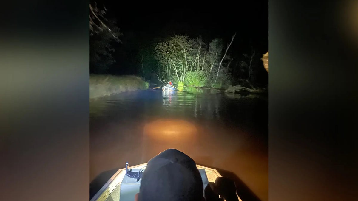 Michigan first responders rescue people stuck in muddy water
