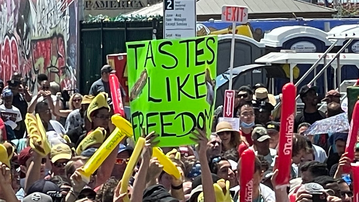 Coney Island Hot Dog Eating Contest