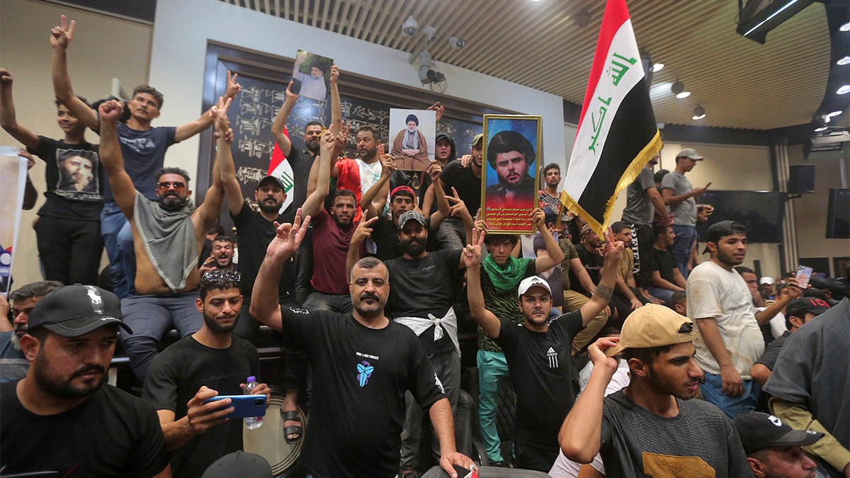 Iraqi parliament was stormed by protesters in Baghdad