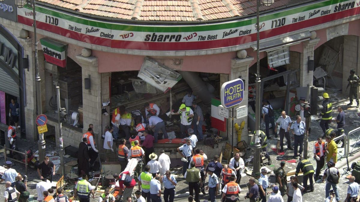 Israel Sbarro bombing aftermath