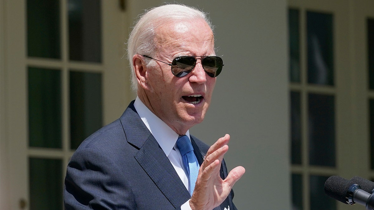 President Biden speaks at the White House after ending his COVID-19 isolation