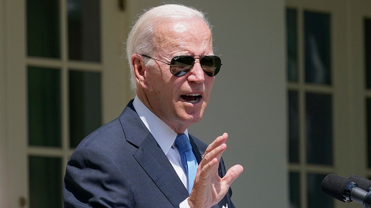 President Biden in Rose Garden