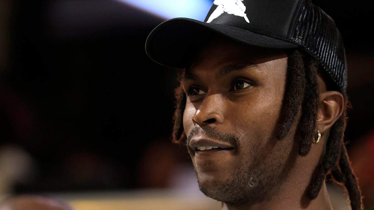 Julio Jones takes in an FCFL game