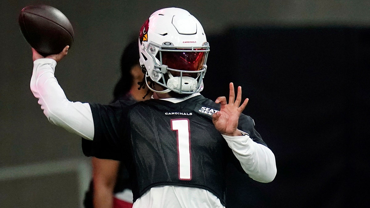 Kyler Murray at training camp