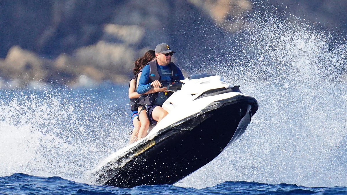 Leonardo DiCaprio jet skiing
