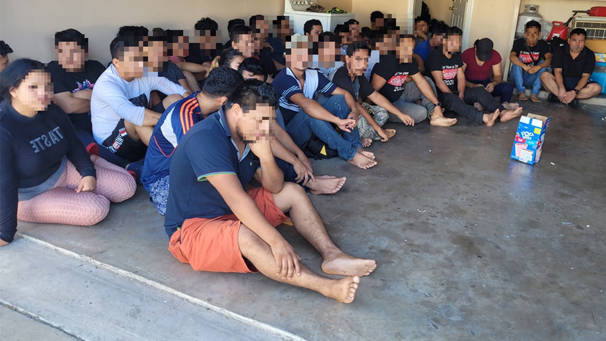 Migrants caught in a Texas stash house