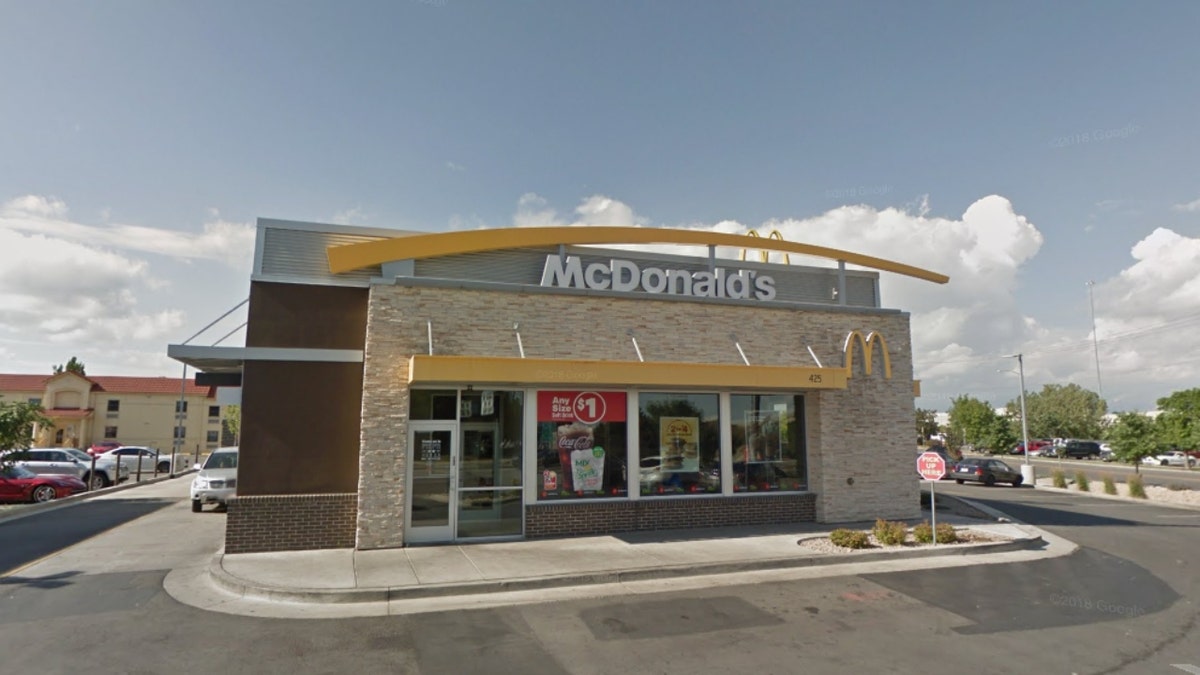 The McDonald's location in Midvale, Utah, where a 4-year-old fired a gun at police