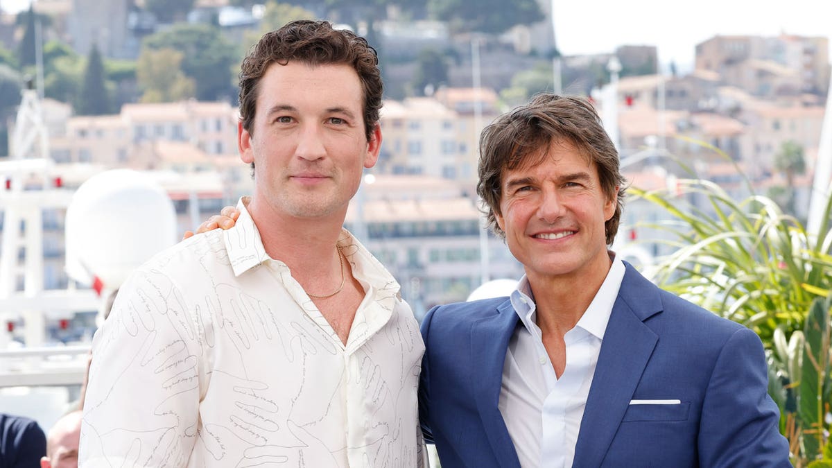 Miles Teller and Tom Cruise star in "Top Gun: Maverick"